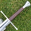 Hand-and-a-half sword Darren, blunt, brown leather - Celtic Webmerchant