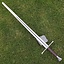 Hand-and-a-half sword Darren, blunt, brown leather - Celtic Webmerchant