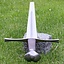 Anderthalbhänderschwert Darren, stumpf, braunes Leder - Celtic Webmerchant