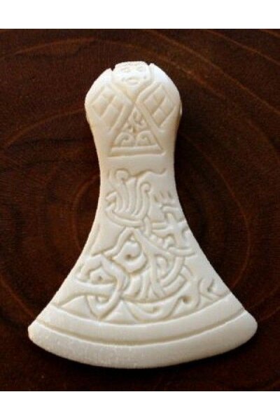 Bone Viking økse vedhæng - Celtic Webmerchant