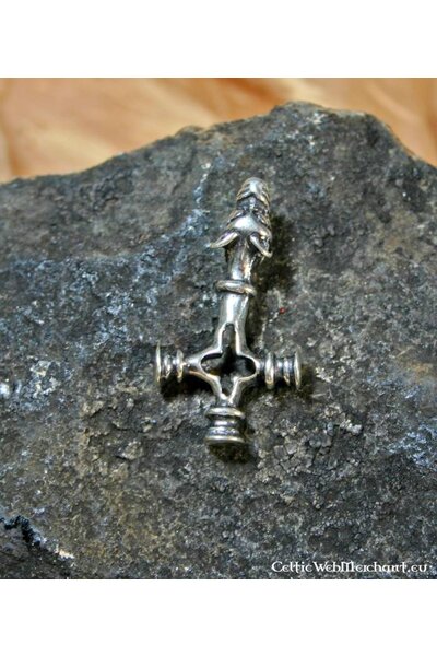Icelandic Thor`s hammer, silver - Celtic Webmerchant