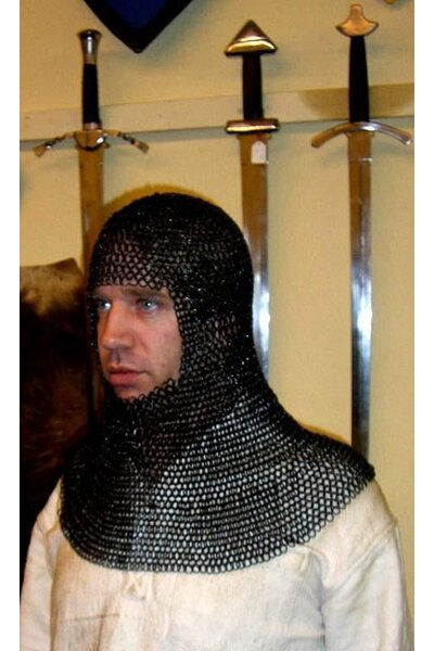 Coif med fyrkantig ringning, bronsfärgade, 8 mm - Celtic Webmerchant