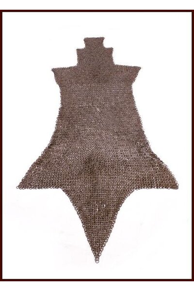Maliënchausses, platte ringen - ronde klinknagels, 8 mm - Celtic Webmerchant