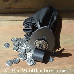 Middeleeuwse geldbeurs, groot, Groen - Celtic Webmerchant
