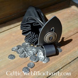Mittelalterliche Geldbeutel, groß, Grün - Celtic Webmerchant