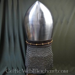 14th century bascinet with chainmail aventail - Celtic Webmerchant