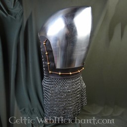 14. århundrede bascinet med chainmail brynjekrave - Celtic Webmerchant