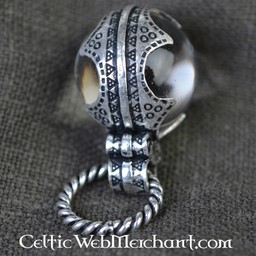 Gotland Viking crystal S, argenté - Celtic Webmerchant