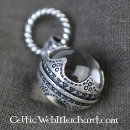 Gotland Viking crystal S, silvered - Celtic Webmerchant