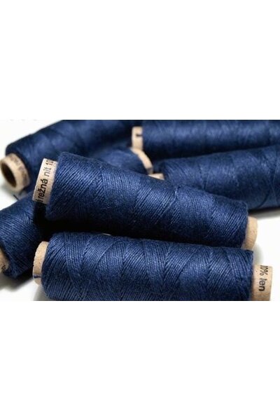 Fil de lin, bleu foncé, à 50 m - Celtic Webmerchant