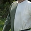 Medieval tunic mi-parti green-white - Celtic Webmerchant