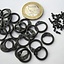 1 kg round chainmail rings - round rivets, 8 mm - Celtic Webmerchant