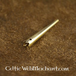 Brass short lace ends (set of 10) - Celtic Webmerchant