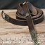 Birka belt deluxe, brown, brass - Celtic Webmerchant