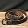 Ceinture Birka, marron, laiton - Celtic Webmerchant