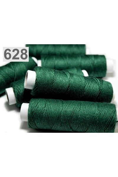 Linen yarn pine green, 50 m - Celtic Webmerchant