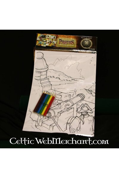 Conjunto de colores y actividades Pirata - Celtic Webmerchant
