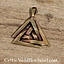 Bronce Valknut - Celtic Webmerchant