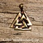 Bronzo Valknut - Celtic Webmerchant