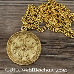 Colgante de pergamino de filigrana romana, siglos II-III DC - Celtic Webmerchant