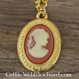 Cameo ketting Victoria, verguld - Celtic Webmerchant