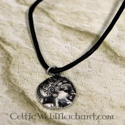 Colgante de moneda griega Athena - Celtic Webmerchant