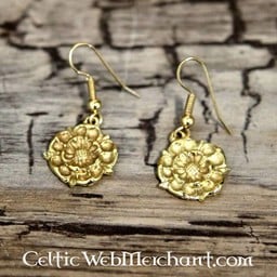 Tudor rose earrings - Celtic Webmerchant