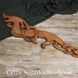 Holz Viking Drachen nach links schaut - Celtic Webmerchant