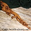 Holz Viking Drachen nach links schaut - Celtic Webmerchant