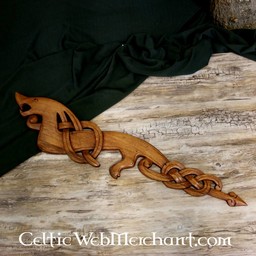 Dragon Viking en bois regardant vers la gauche - Celtic Webmerchant