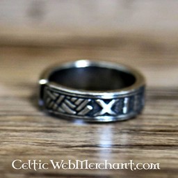 Rune ring, pewter - Celtic Webmerchant