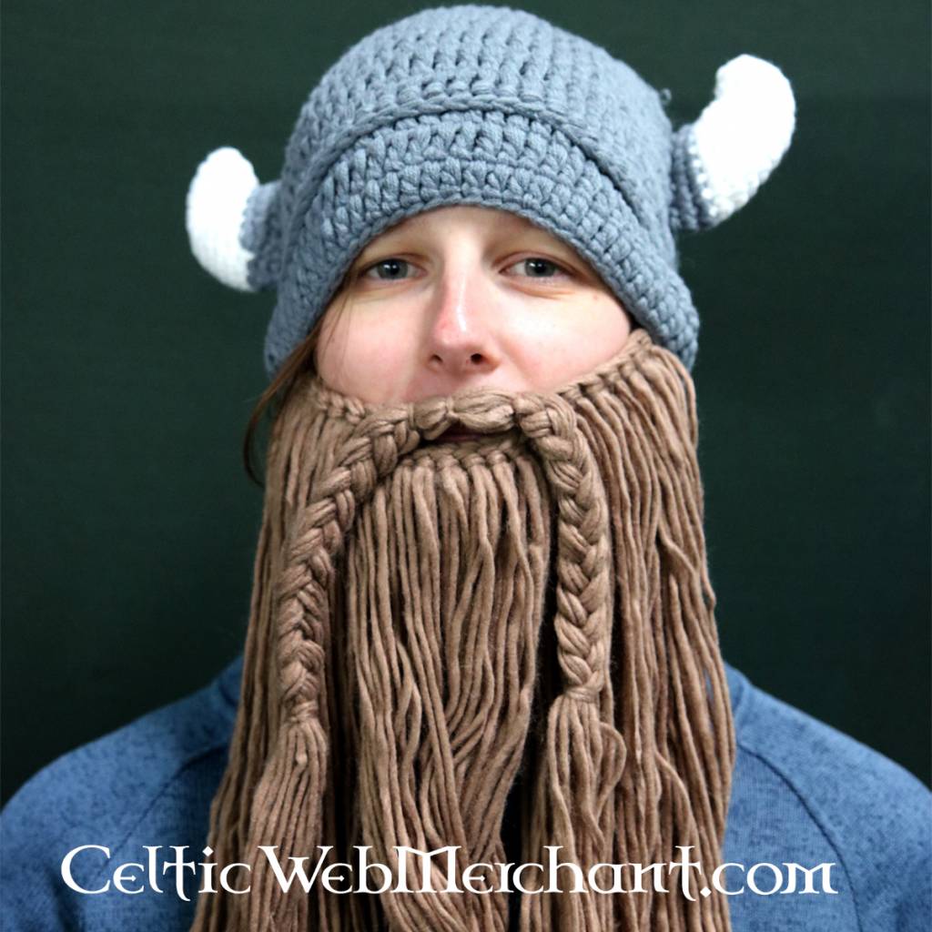 knit cap with beard