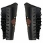 Brassards en cuir Pius, noir - Celtic Webmerchant