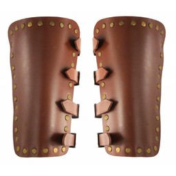 Brassards en cuir Marius, marron - Celtic Webmerchant