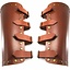 Leather vambraces Marius, brown - Celtic Webmerchant