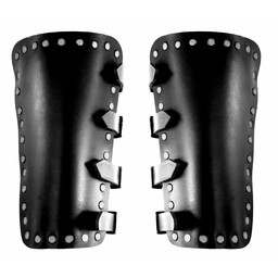 Brassards en cuir Marius, noir - Celtic Webmerchant