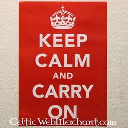 Plakat Halten Sie Ruhe und machen weiter - Celtic Webmerchant