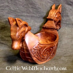 Viking skål med dragehoveder - Celtic Webmerchant