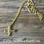 Cuthbert cross gilded pewter - Celtic Webmerchant