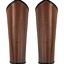 Armschienen aus Leder Vegvisir, braun - Celtic Webmerchant