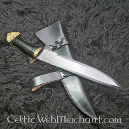 Scramasaxe décorée d'un triskelion, manche en corne - Celtic Webmerchant