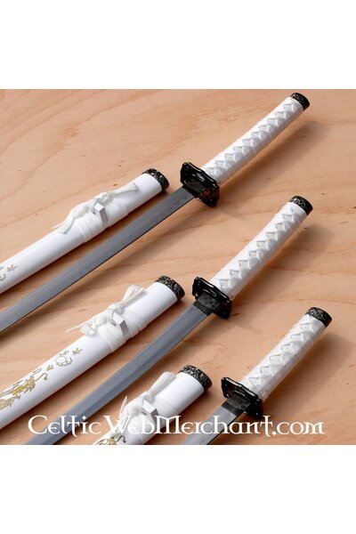 White dragon katana, wakizashi & tanto - Celtic Webmerchant