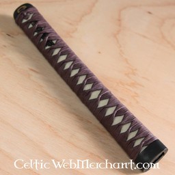 Samurai sword grip with leather wrapping - Celtic Webmerchant