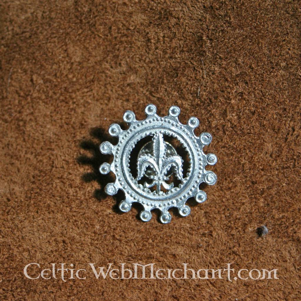 Badge fleur de Lys  CelticWebMerchant.com