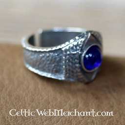 Medeltids tenn ring, blå - Celtic Webmerchant