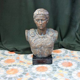 Bronceada busto emperador Augusto - Celtic Webmerchant