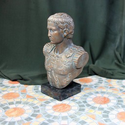 Bronzed buste kejser Augustus - Celtic Webmerchant