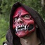 Skull Trophy Mask, rød - Celtic Webmerchant