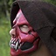 Schädel Trophy Maske, rot