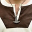 (Early) medieval tunic Clovis, natural-brown - Celtic Webmerchant